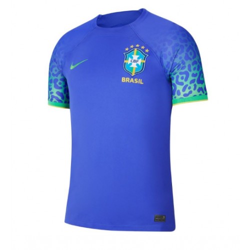 Fotballdrakt Herre Brasil Bortedrakt VM 2022 Kortermet